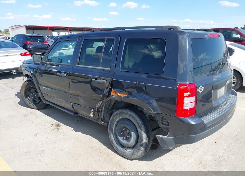 2016 JEEP PATRIOT SPORT VIN: 1C4NJPBA5GD609413