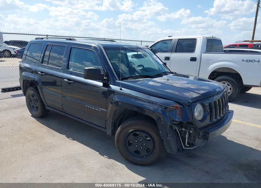 2016 JEEP PATRIOT SPORT VIN: 1C4NJPBA5GD609413
