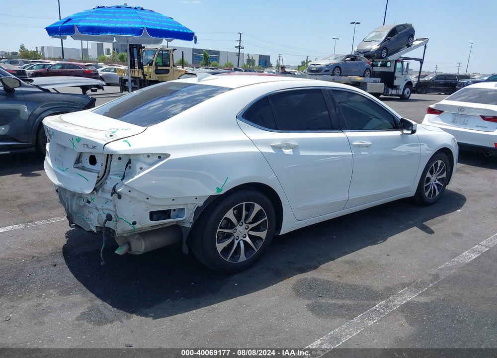 2017 ACURA TLX TECHNOLOGY PACKAGE VIN: 19UUB1F58HA005748
