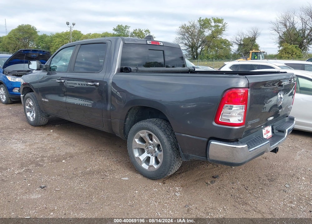 2019 RAM 1500 BIG HORN/LONE STAR 4X4 5'7 BOX VIN: 1C6RRFFG8KN818061