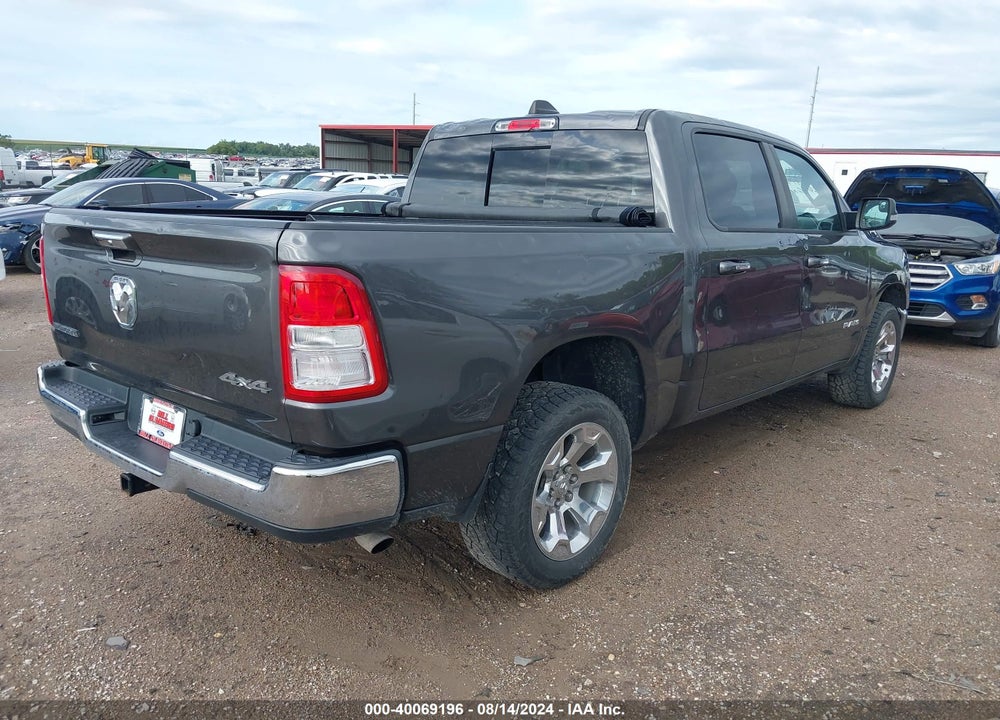 2019 RAM 1500 BIG HORN/LONE STAR 4X4 5'7 BOX VIN: 1C6RRFFG8KN818061