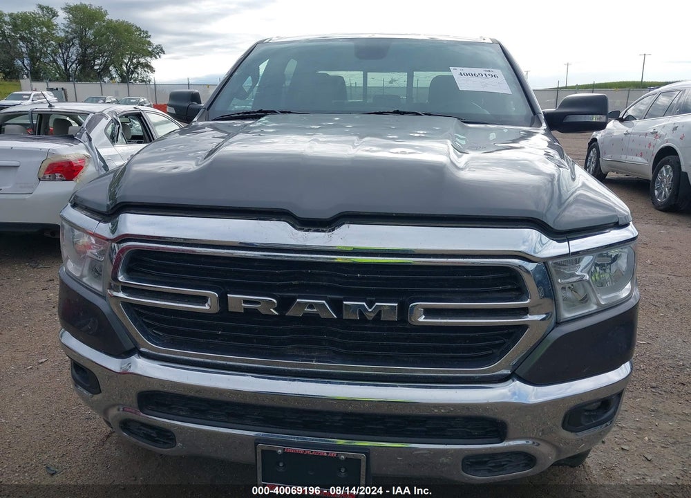 2019 RAM 1500 BIG HORN/LONE STAR 4X4 5'7 BOX VIN: 1C6RRFFG8KN818061