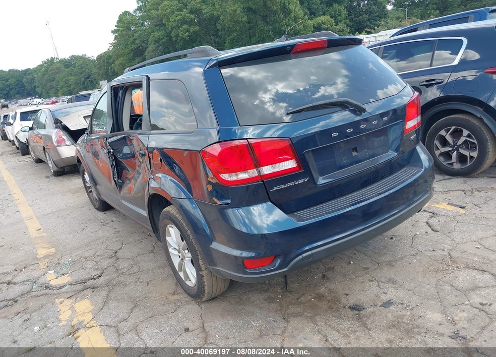 2015 DODGE JOURNEY SXT VIN: 3C4PDCBB1FT697001
