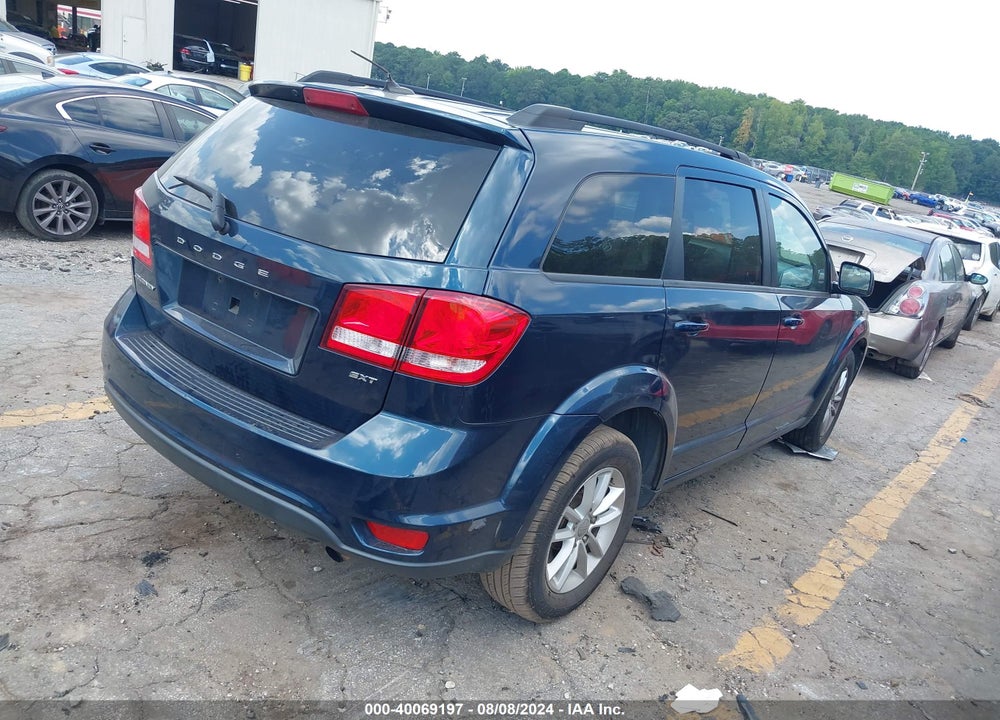 2015 DODGE JOURNEY SXT VIN: 3C4PDCBB1FT697001