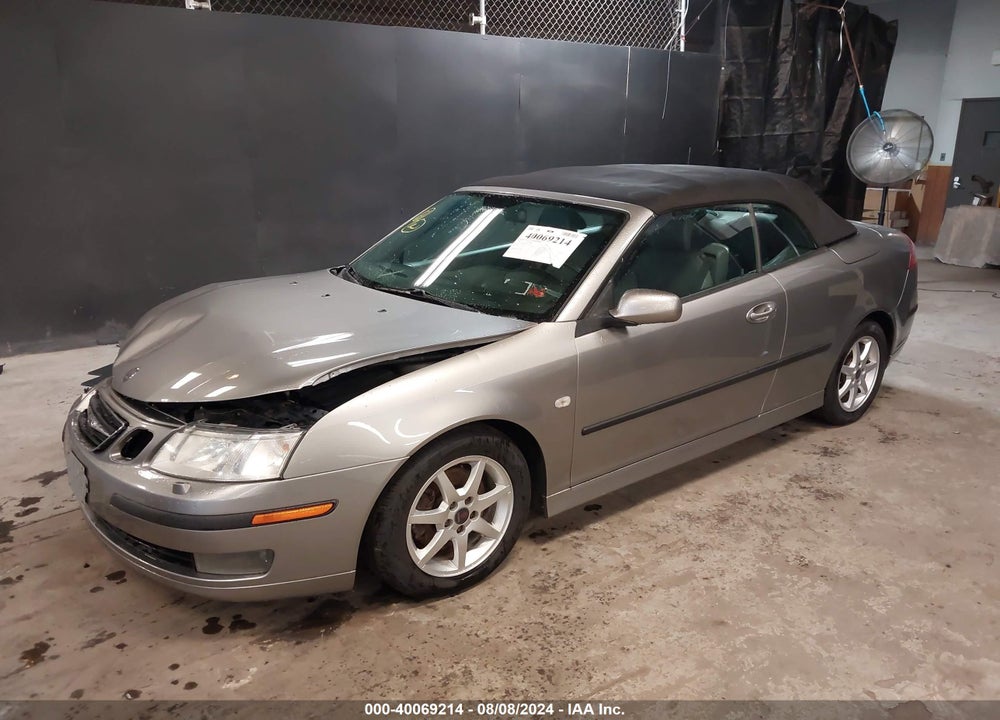 2007 SAAB 9-3 2.0T VIN: YS3FD76Y476103765