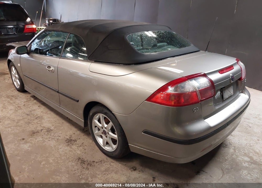 2007 SAAB 9-3 2.0T VIN: YS3FD76Y476103765