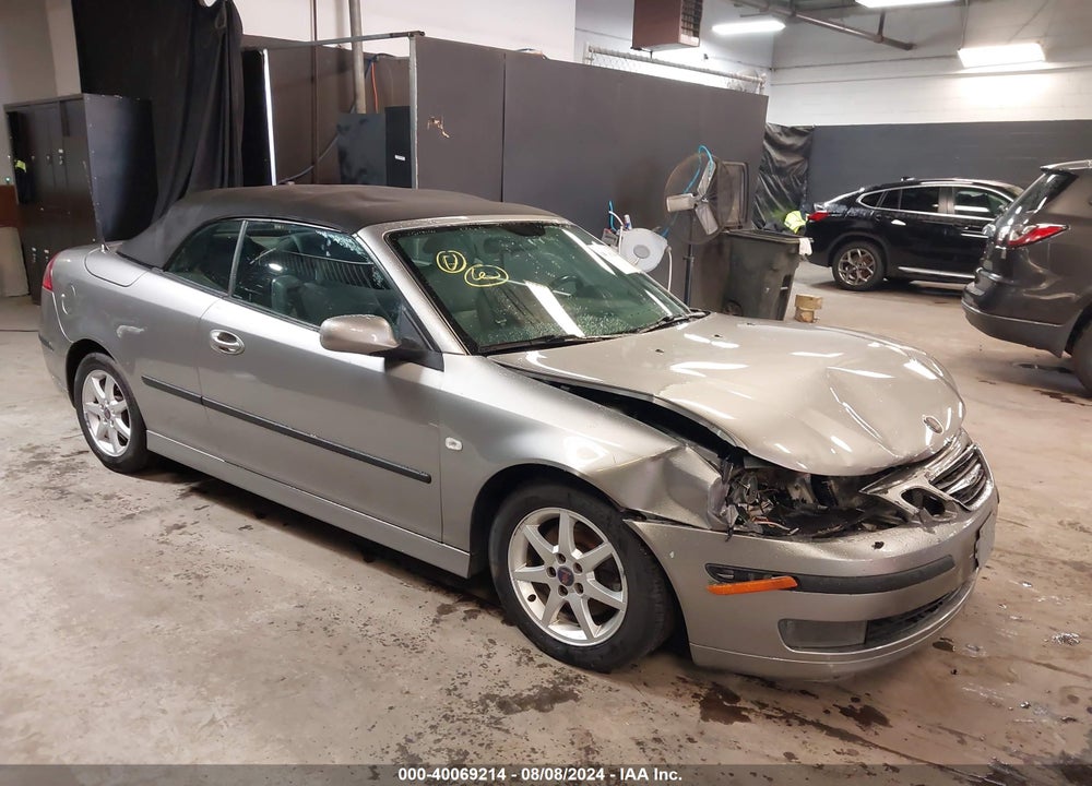 2007 SAAB 9-3 2.0T VIN: YS3FD76Y476103765