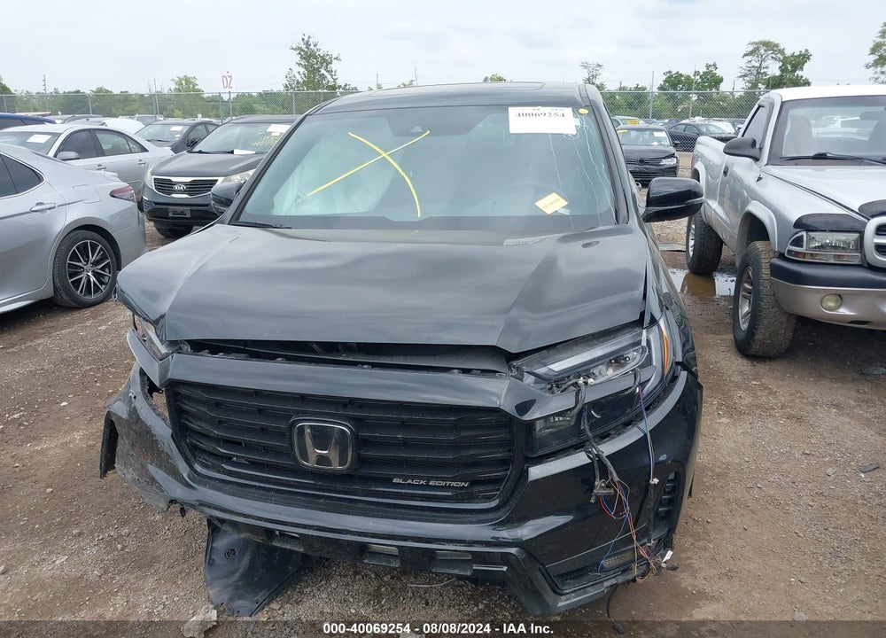 2023 HONDA RIDGELINE BLACK EDITION VIN: 5FPYK3F81PB016691