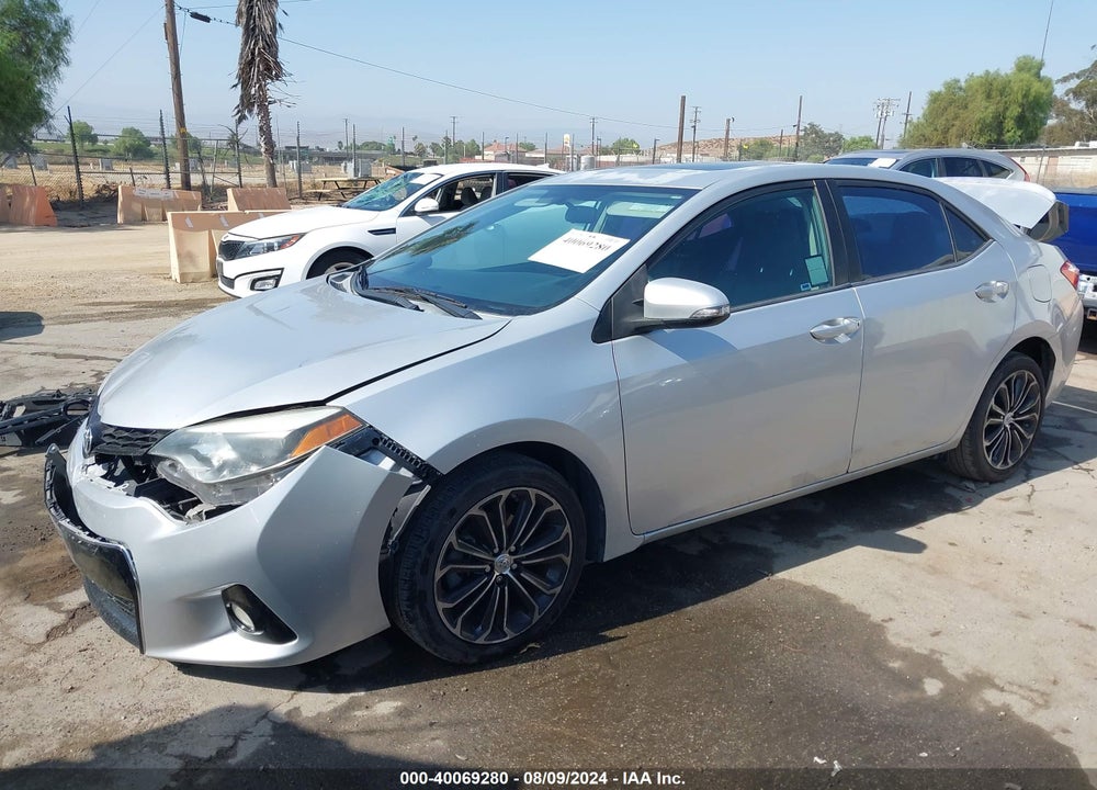 2014 TOYOTA COROLLA S PLUS VIN: 5YFBURHE7EP004531