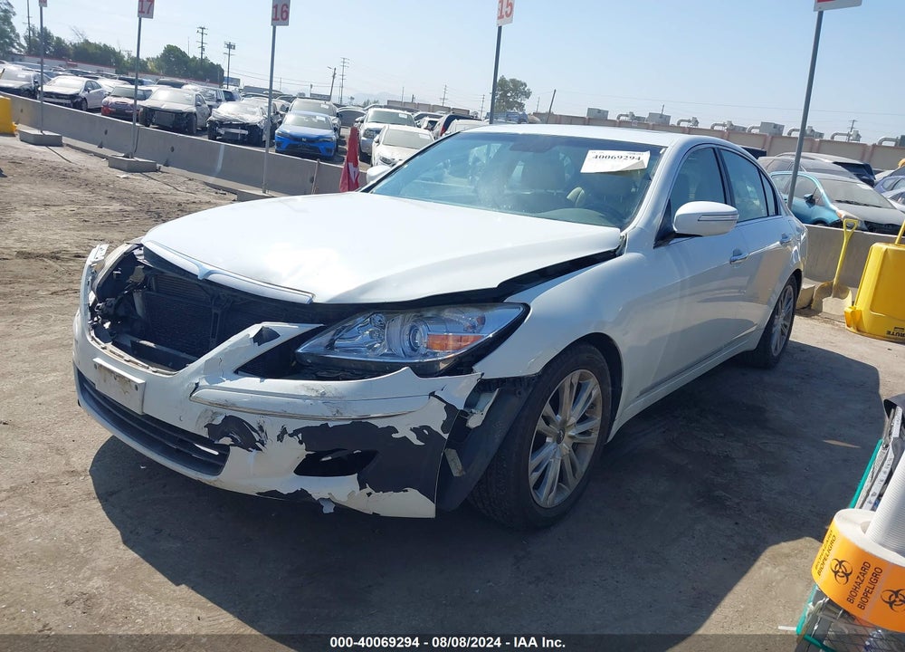 2009 HYUNDAI GENESIS 4.6 VIN: KMHGC46F19U059987