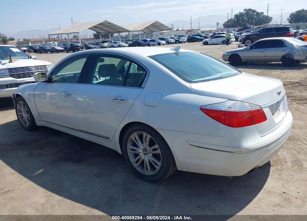 2009 HYUNDAI GENESIS 4.6 VIN: KMHGC46F19U059987