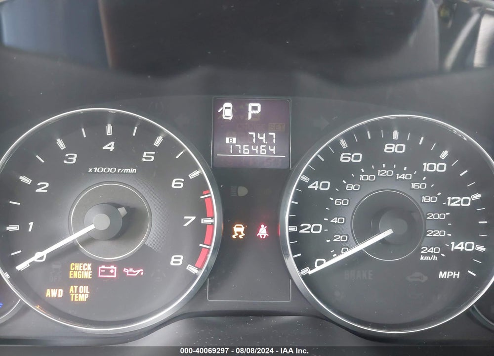2012 SUBARU LEGACY 2.5I LIMITED VIN: 4S3BMCL62C3009476