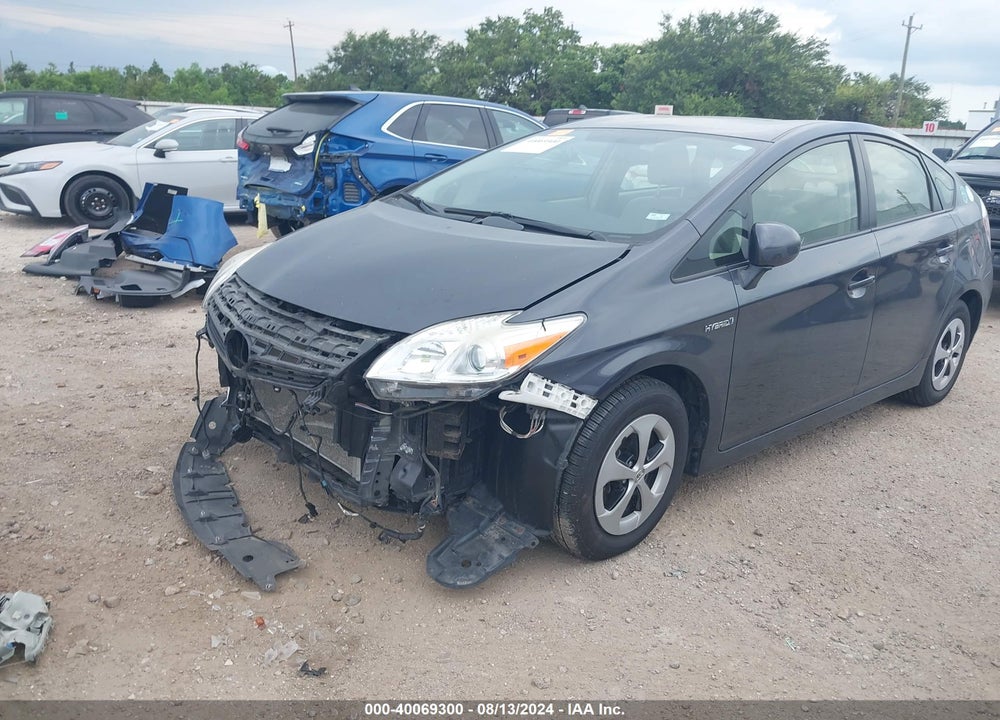 2014 TOYOTA PRIUS THREE VIN: JTDKN3DU5E0370277