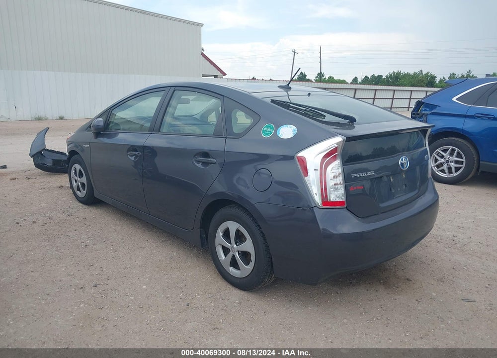 2014 TOYOTA PRIUS THREE VIN: JTDKN3DU5E0370277
