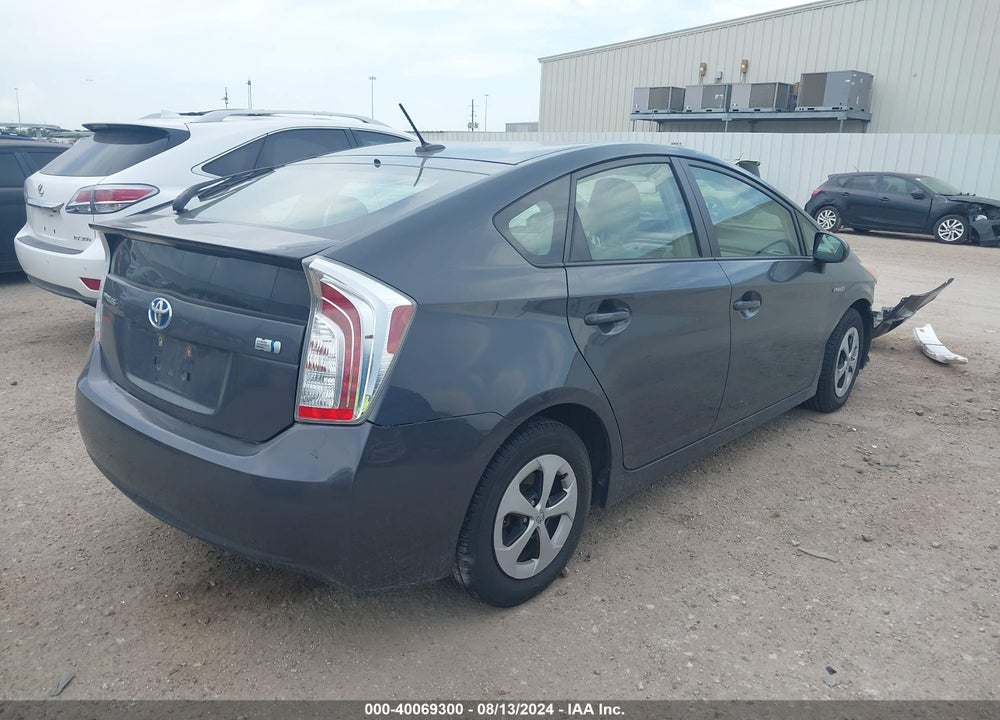 2014 TOYOTA PRIUS THREE VIN: JTDKN3DU5E0370277