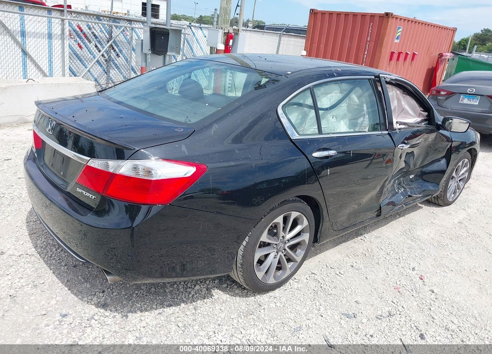 2013 HONDA ACCORD SPORT VIN: 1HGCR2F5XDA237453