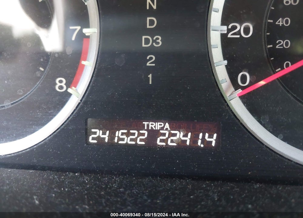 2009 HONDA ACCORD 2.4 EX VIN: 1HGCP26719A134212