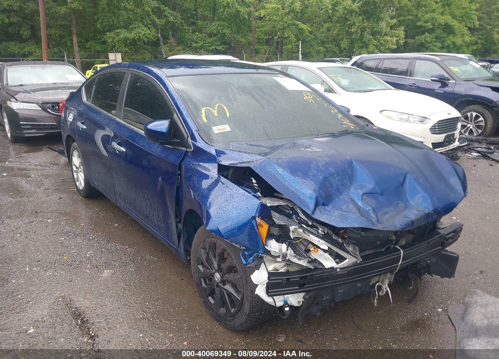 2019 NISSAN SENTRA SV VIN: 3N1AB7AP8KY452633