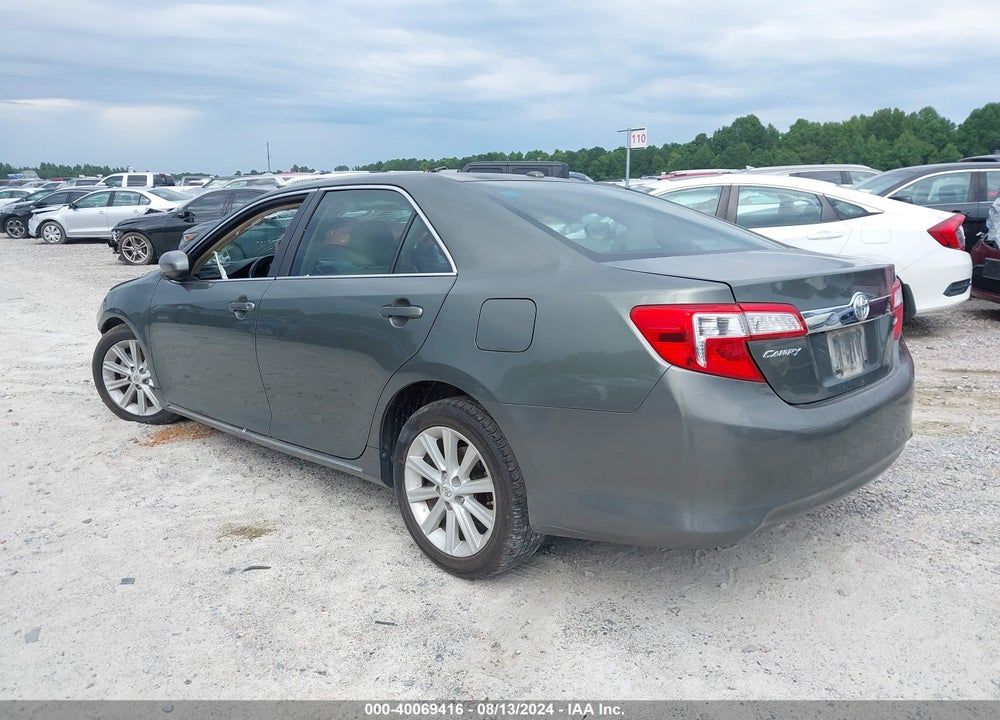2012 TOYOTA CAMRY XLE VIN: 4T1BF1FK7CU615725