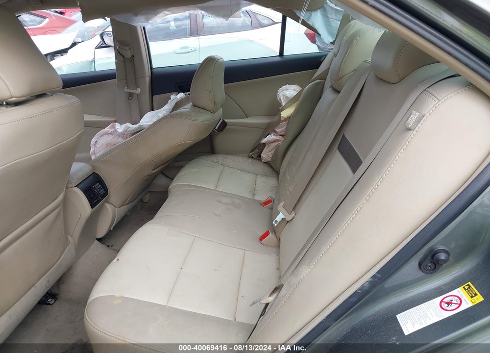 2012 TOYOTA CAMRY XLE VIN: 4T1BF1FK7CU615725
