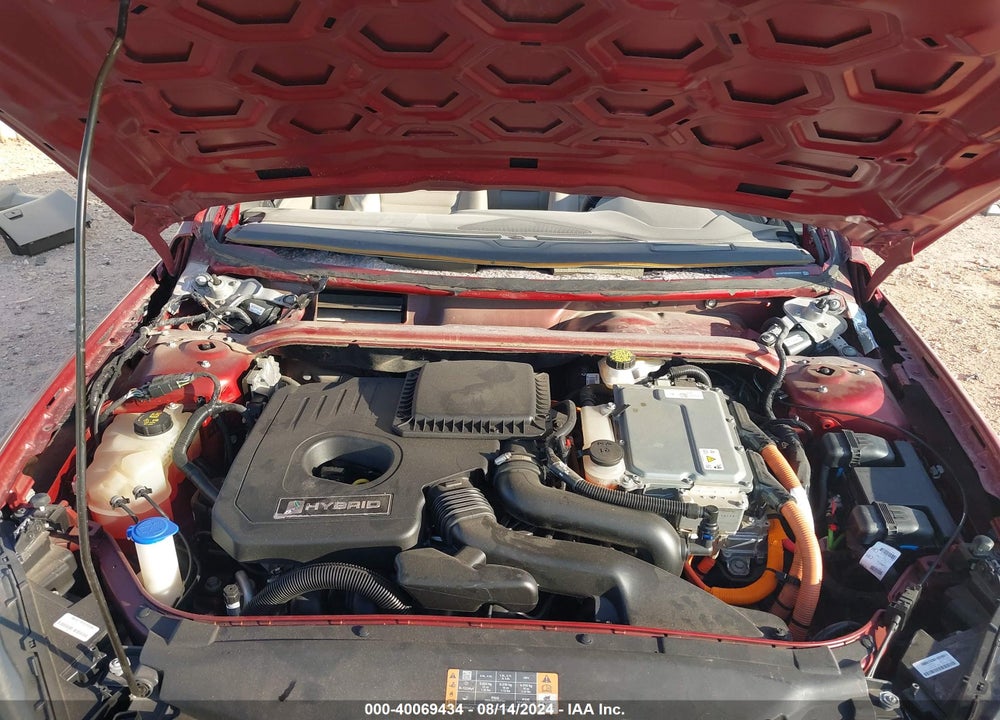 2019 FORD FUSION HYBRID SEL VIN: 3FA6P0MU6KR235952