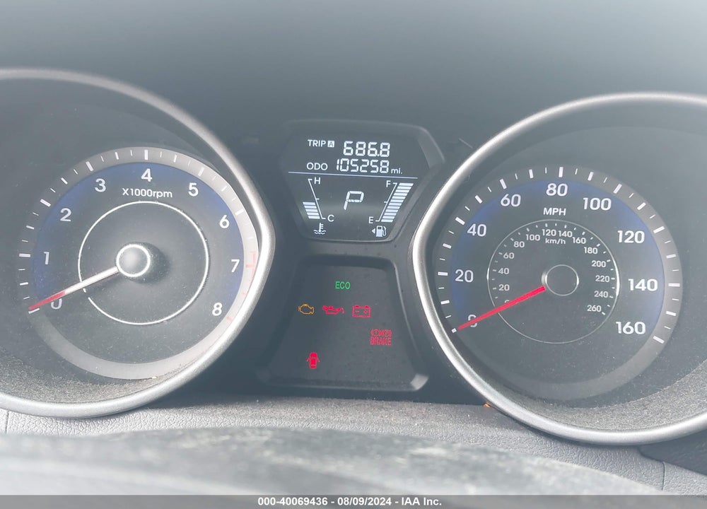 2013 HYUNDAI ELANTRA GLS VIN: KMHDH4AE8DU918147