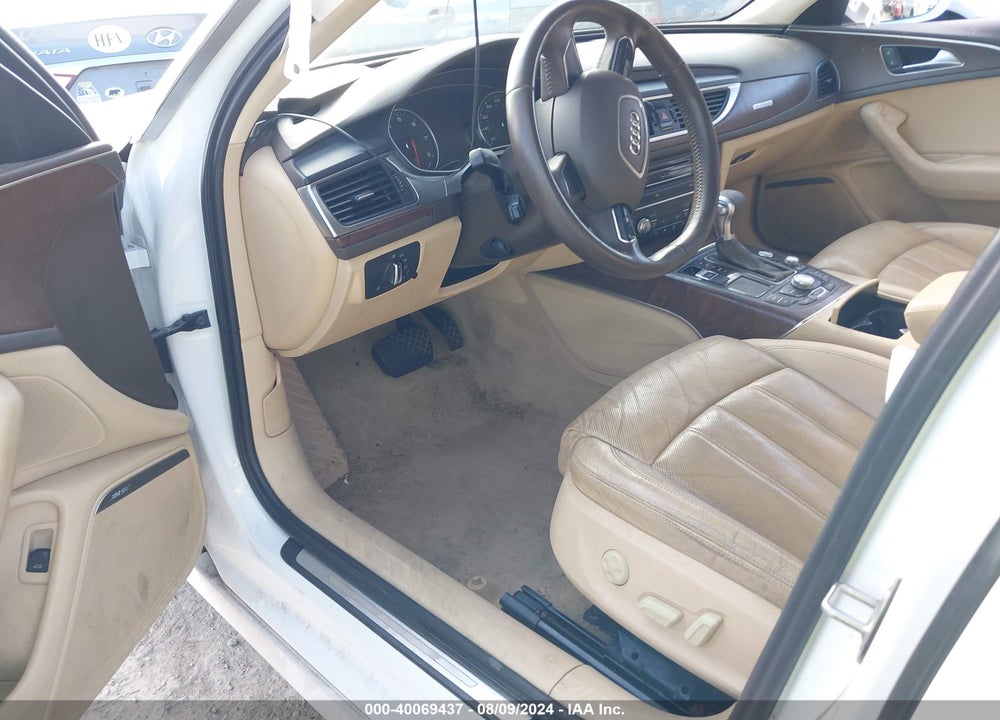 2012 AUDI A6 3.0 PREMIUM VIN: WAUHGAFC1CN075896