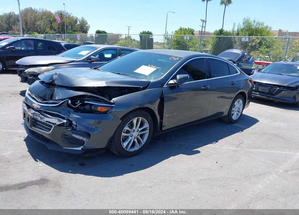 2018 CHEVROLET MALIBU LT VIN: 1G1ZD5STXJF127670