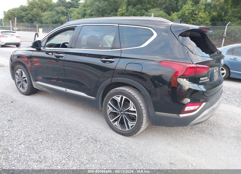 2019 HYUNDAI SANTA FE LIMITED 2.0T VIN: 5NMS5CAA6KH019853