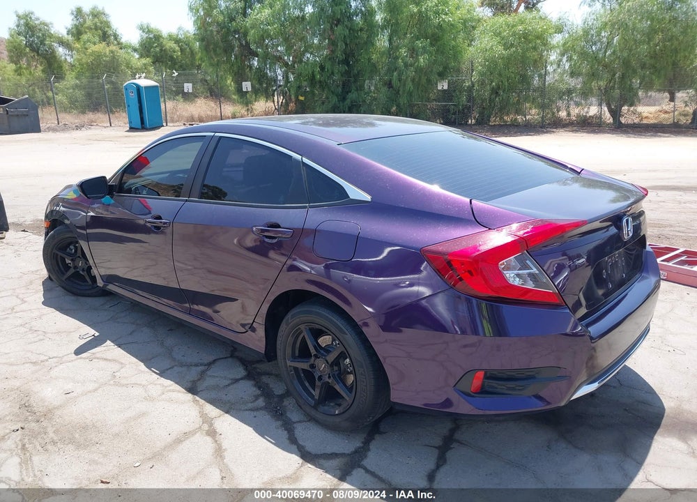2020 HONDA CIVIC LX VIN: 19XFC2F61LE208571