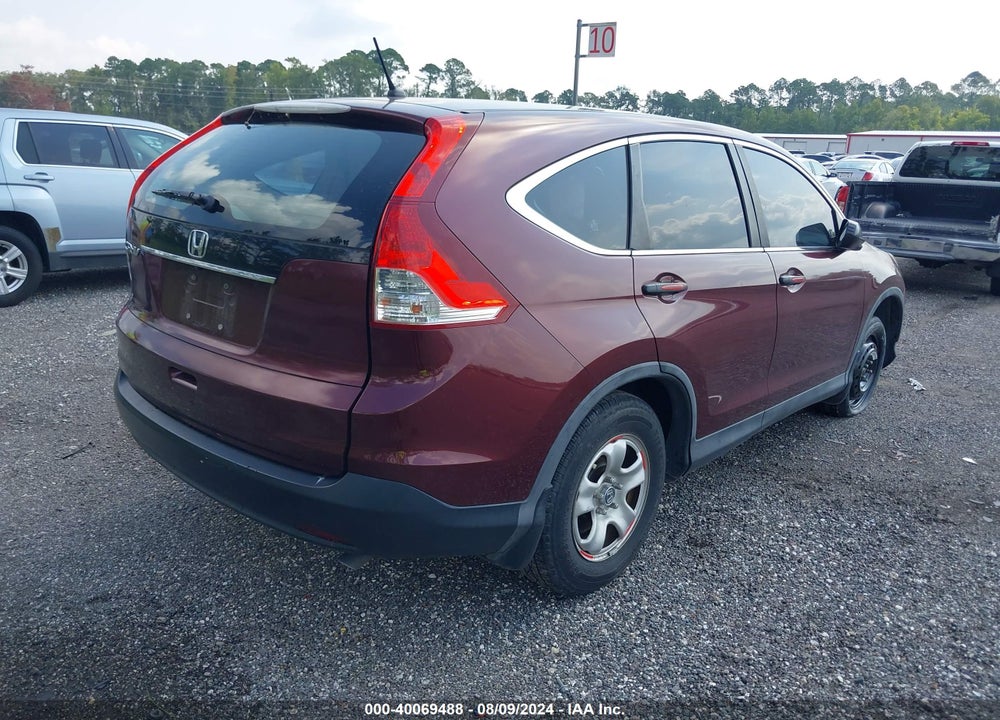 2012 HONDA CR-V LX VIN: 5J6RM3H34CL033267