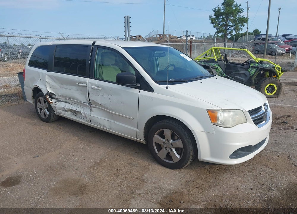2013 DODGE GRAND CARAVAN VIN: 2C4RDGBG5DR554354
