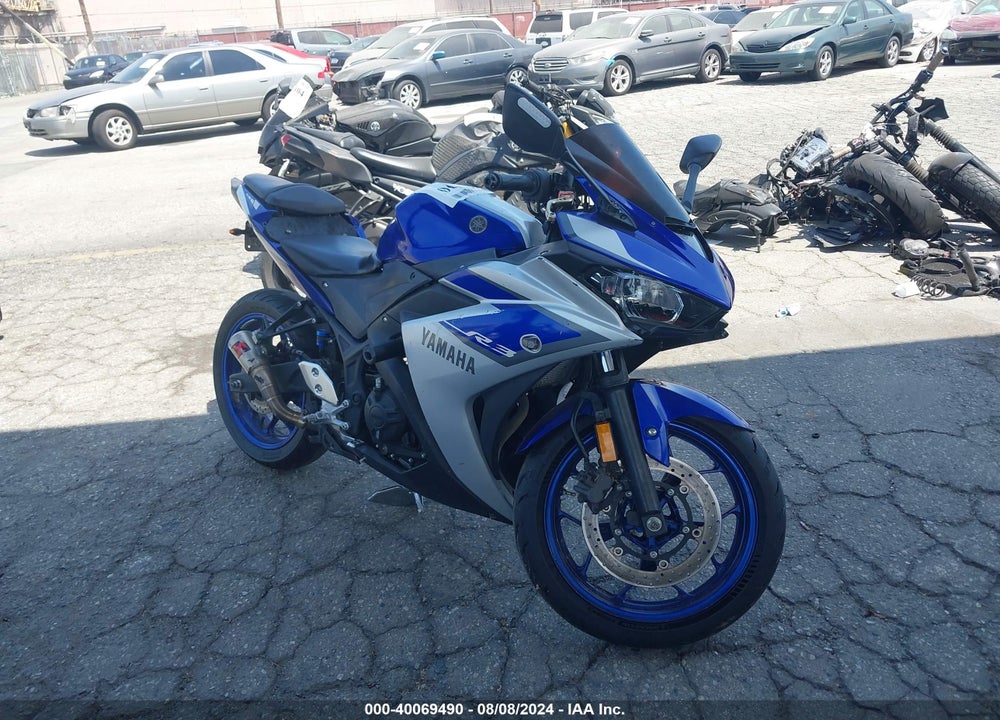 2015 YAMAHA YZFR3 VIN: MH3RH06Y5FK001270