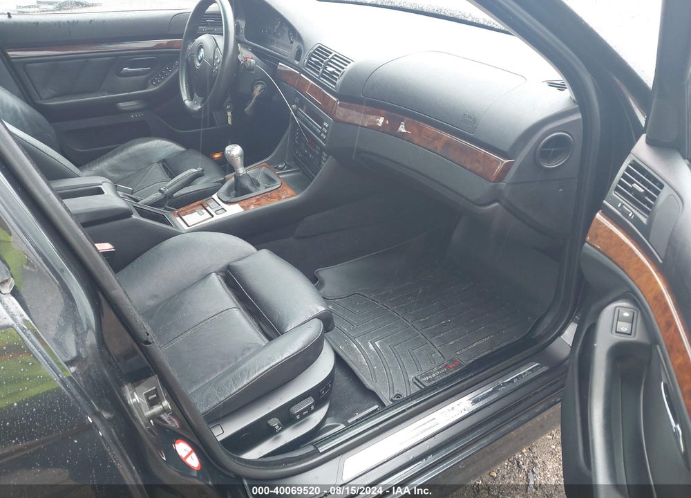2001 BMW 540I VIN: WBADN53411GC97383