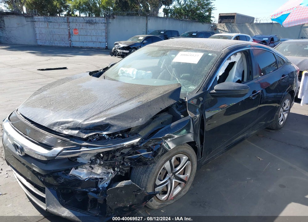 2018 HONDA CIVIC LX VIN: 2HGFC2F53JH535581