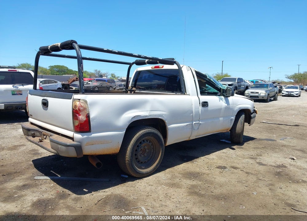 2007 CHEVROLET SILVERADO 1500 CLASSIC WORK TRUCK VIN: 1GCEC14X07Z141862