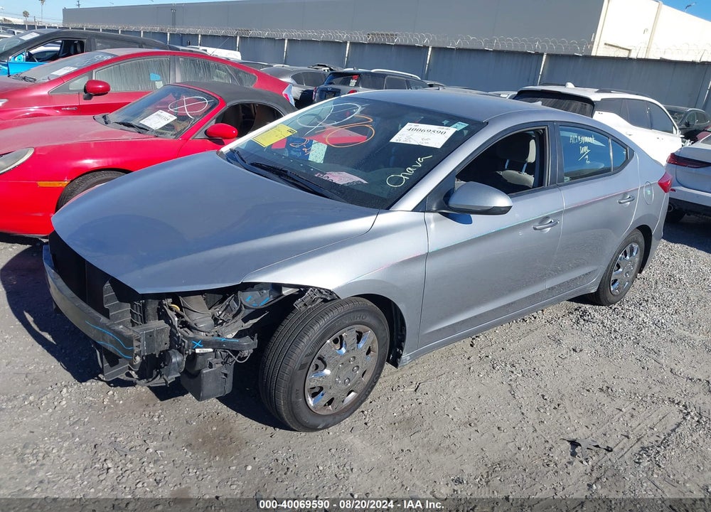 2017 HYUNDAI ELANTRA VIN: 5NPD74LF5HH202111