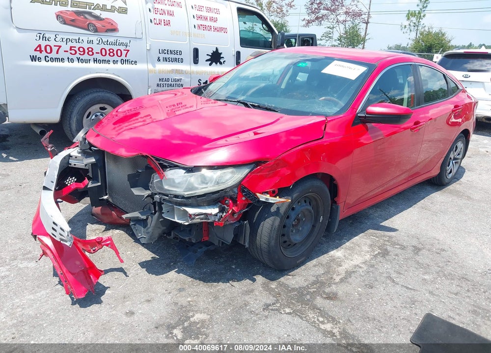 2018 HONDA CIVIC LX VIN: 2HGFC2F53JH510390