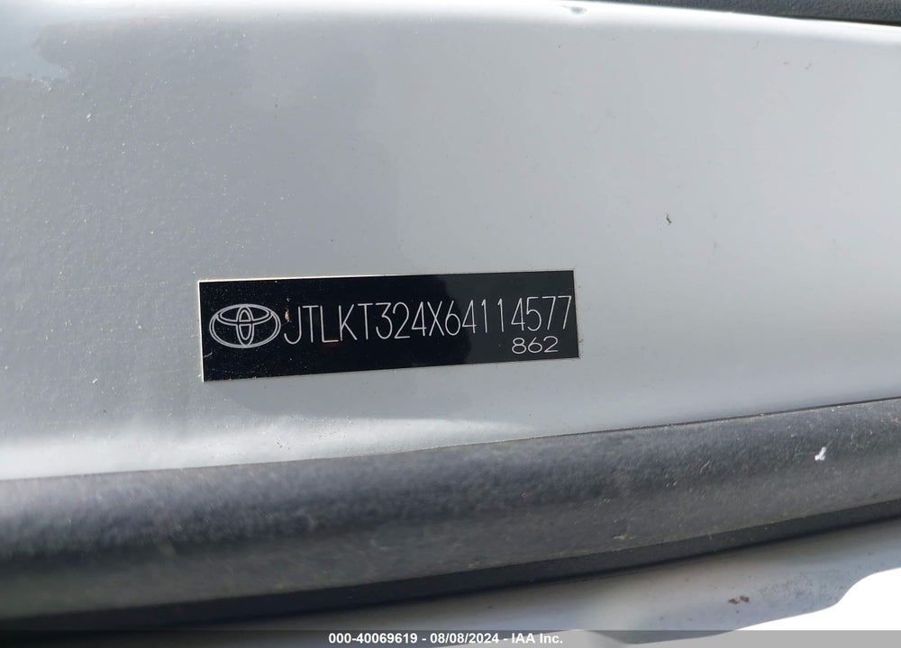 2006 SCION XB VIN: JTLKT324X64114577