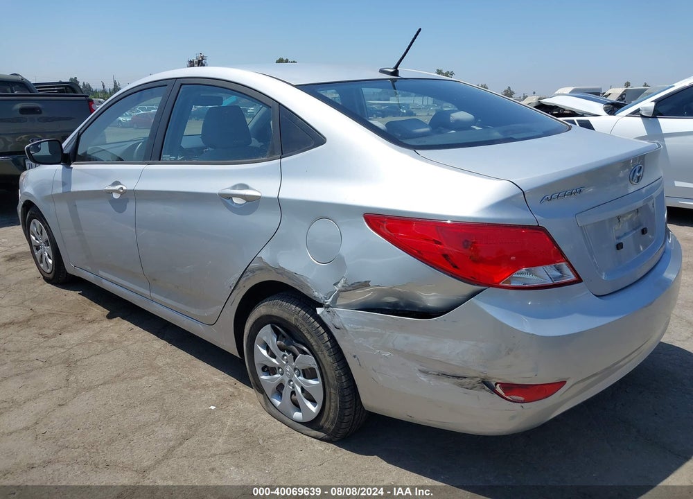 2015 HYUNDAI ACCENT GLS VIN: KMHCT4AE8FU804419