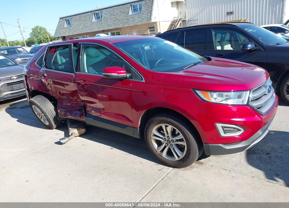 2017 FORD EDGE SEL VIN: 2FMPK4J97HBC67977