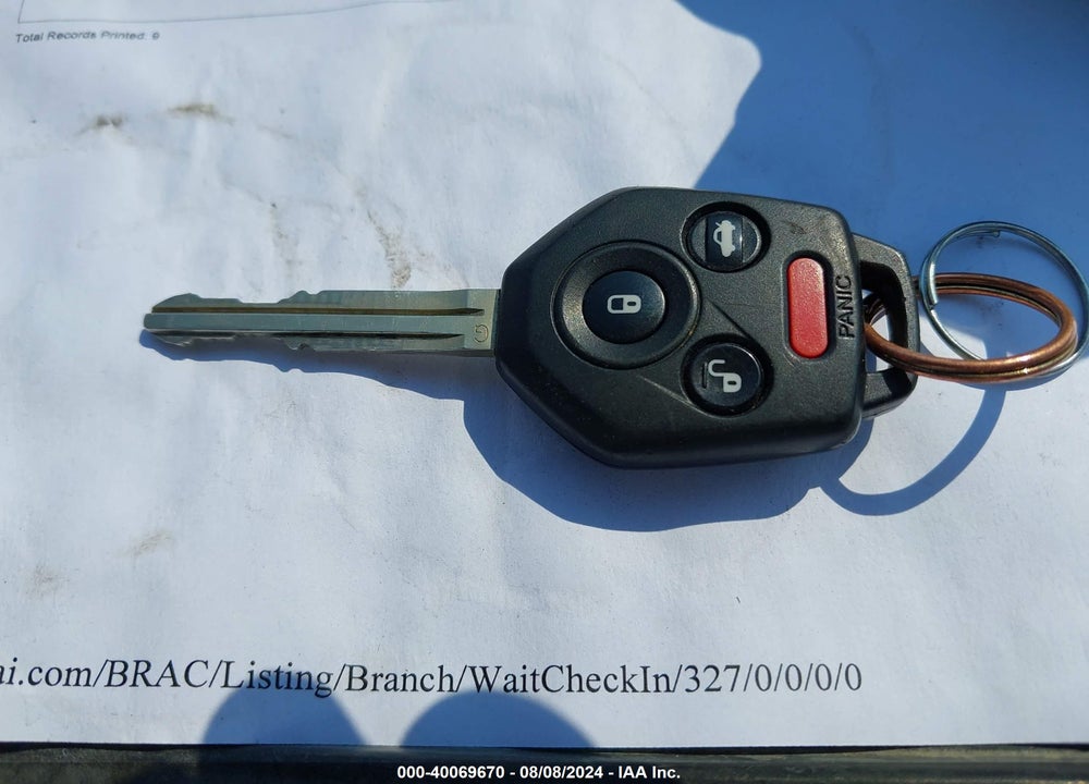 2017 SUBARU WRX VIN: JF1VA1B60H9839637