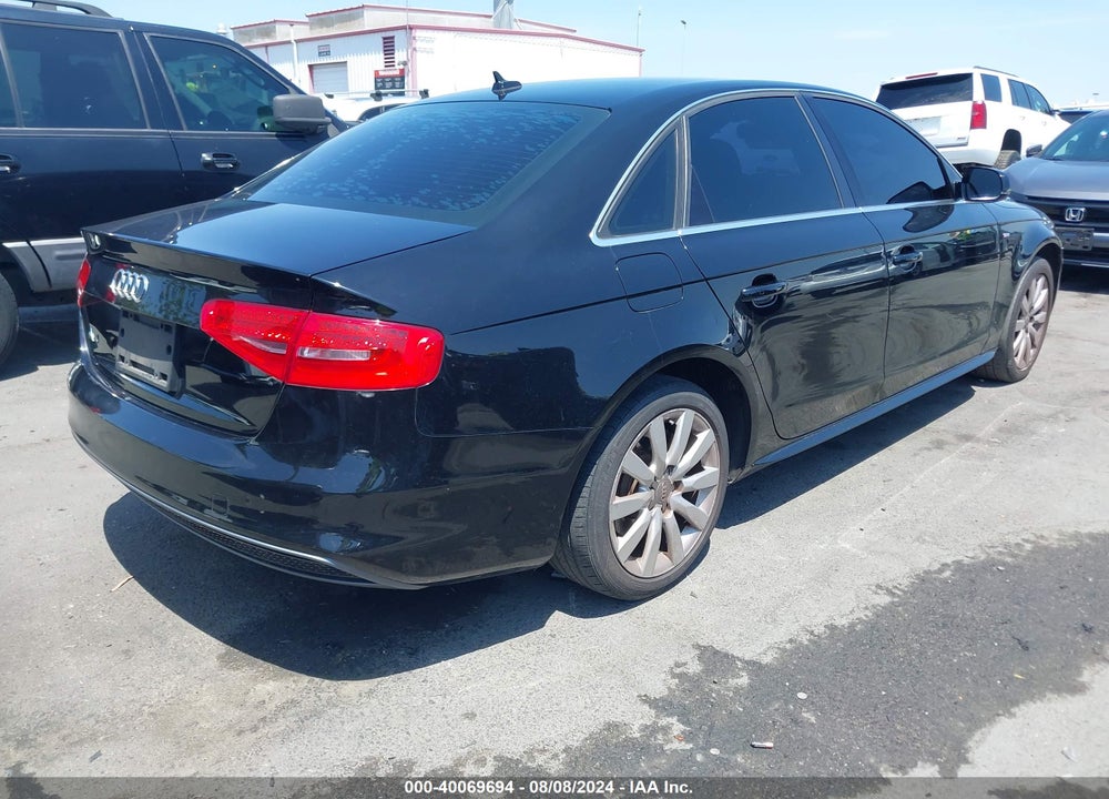 2015 AUDI A4 2.0T PREMIUM VIN: WAUAFAFL6FN021860