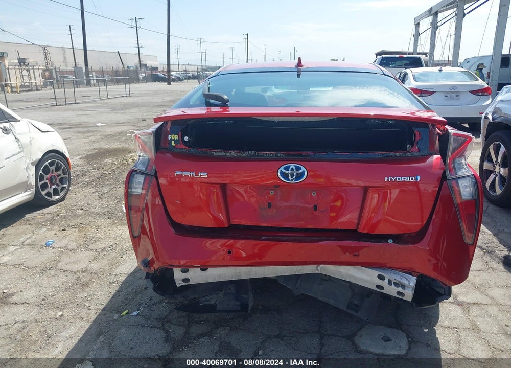 2018 TOYOTA PRIUS TWO VIN: JTDKBRFU7J3060116