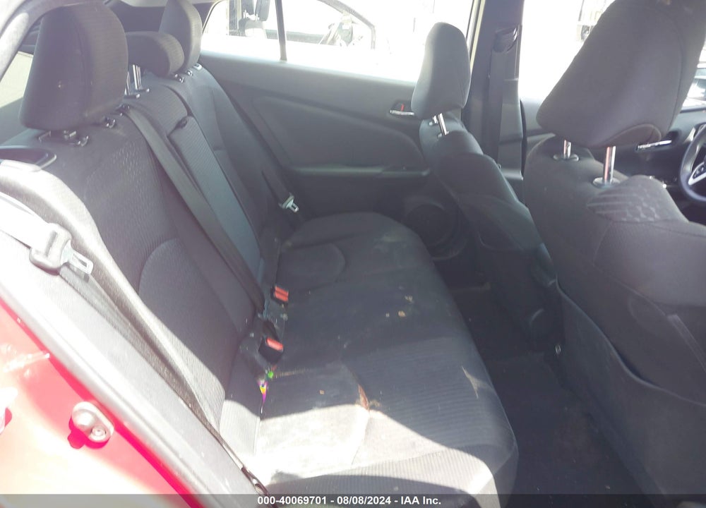 2018 TOYOTA PRIUS TWO VIN: JTDKBRFU7J3060116