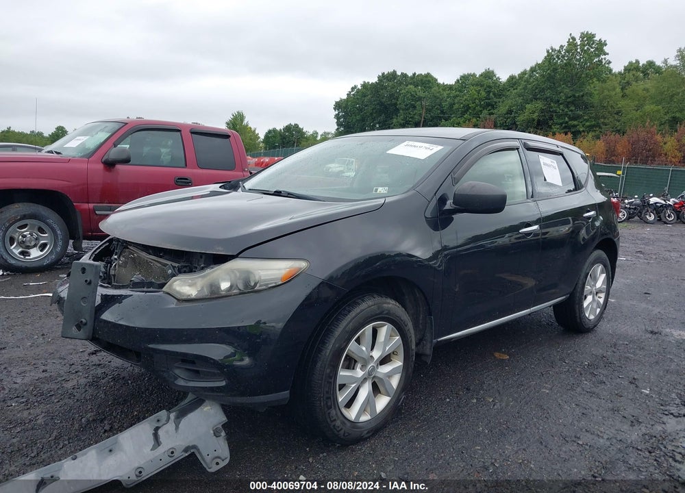 2013 NISSAN MURANO S VIN: JN8AZ1MW3DW317180