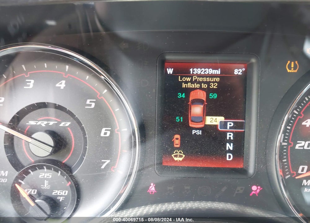 2013 DODGE CHARGER SRT8 VIN: 2C3CDXEJ0DH597622