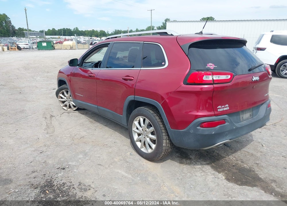 2014 JEEP CHEROKEE LIMITED VIN: 1C4PJMDS0EW214649