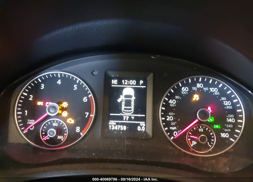 2012 VOLKSWAGEN EOS VIN: WVWBW7AH0CV007588