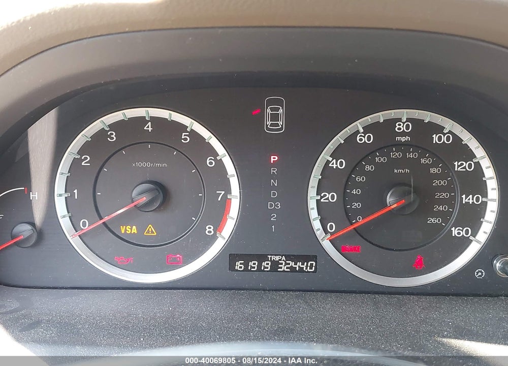 2009 HONDA ACCORD 2.4 EX-L VIN: 1HGCP26879A058715